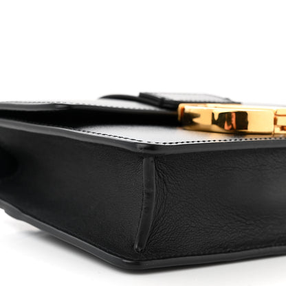 Christian Dior Smooth Calfskin Micro 30 Montaigne Flap Bag Black 8 of 9