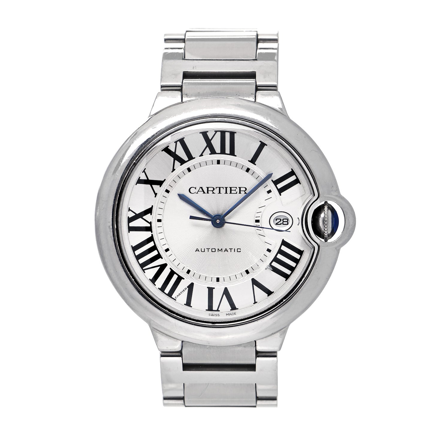 Stainless Steel 42mm Ballon Bleu De Cartier Automatic Watch
