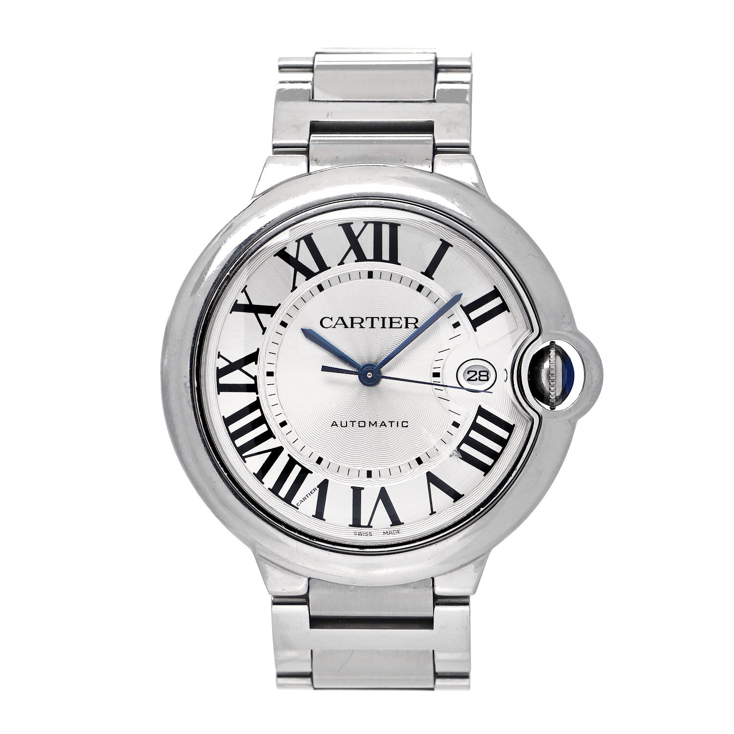 Cartier Stainless Steel 42mm Ballon Bleu De Cartier Automatic Watch 1 of 4