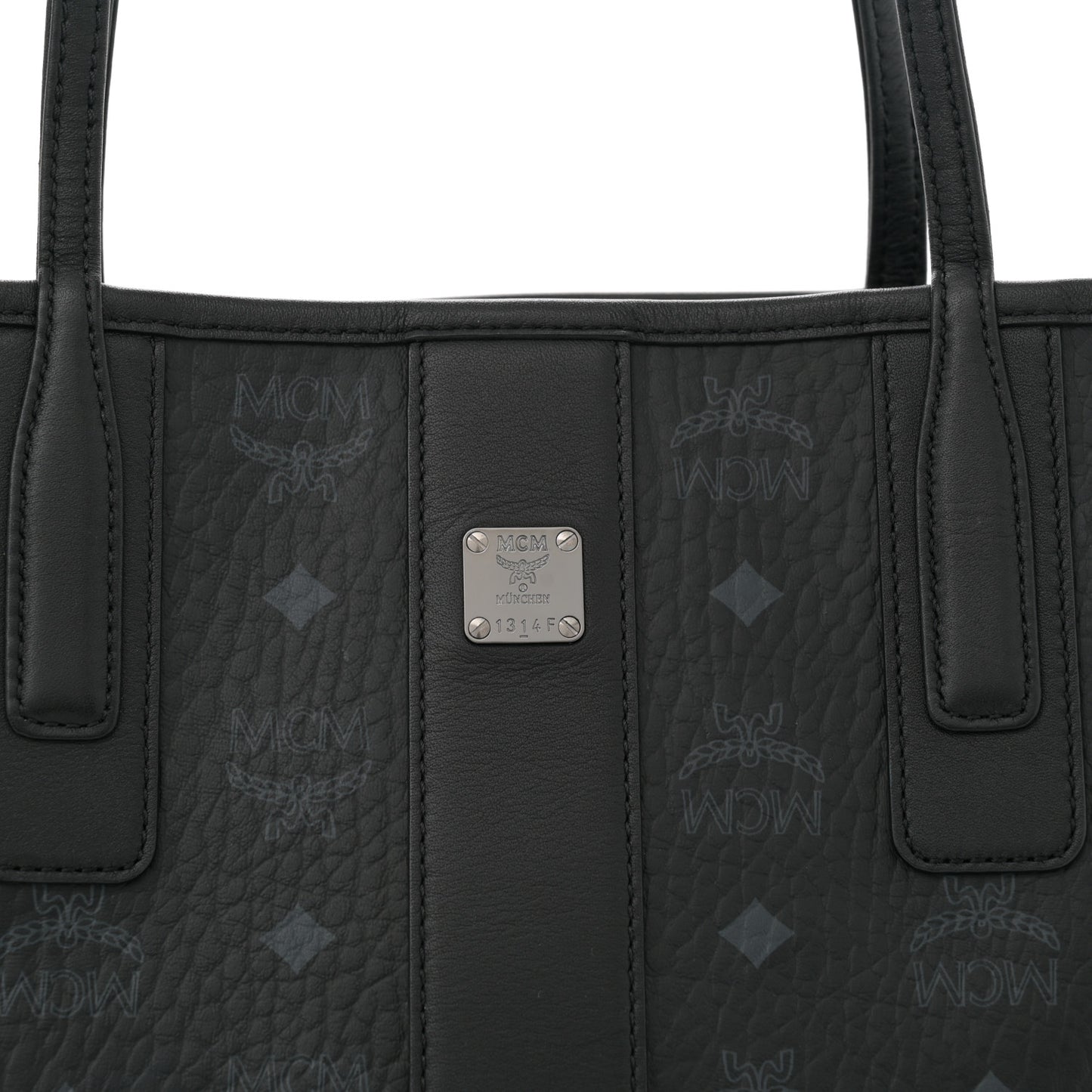 Visetos Small Liz Reversible Shopper Tote Black