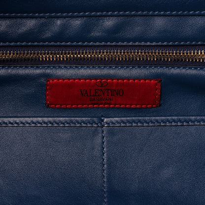 Valentino Garavani Vitello Medium Rockstud Tote Peacock 9 of 18