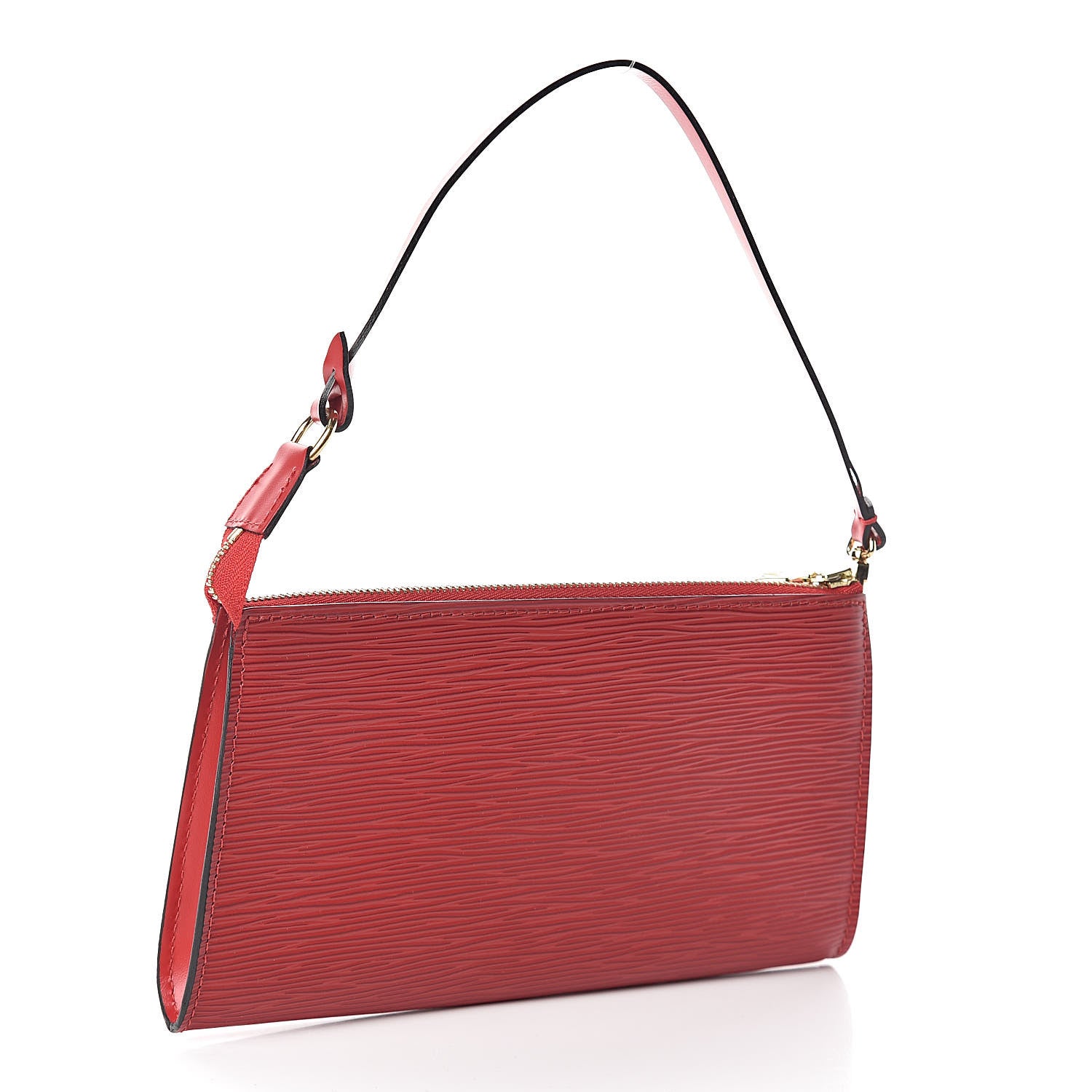 Louis Vuitton Epi Pochette Accessories 21 Castillan Red 3 of 10