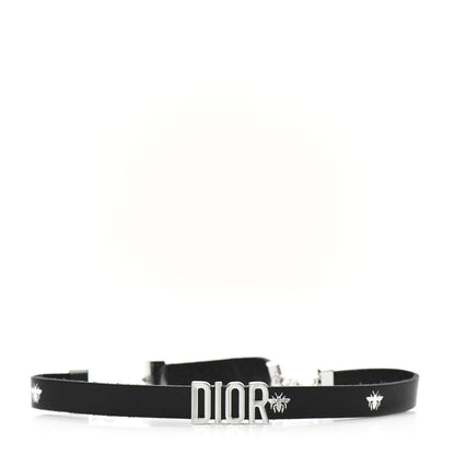 Christian Dior Calfskin Dior Bee Double Bracelet Black 1 of 3