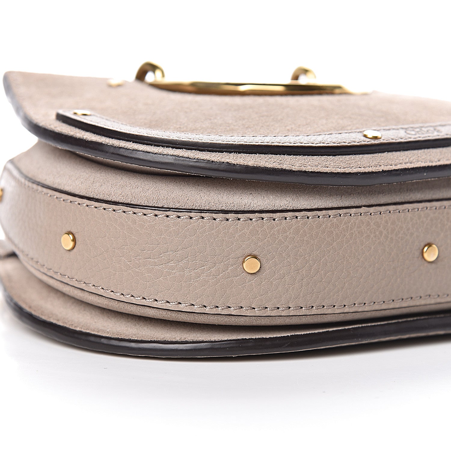 Chloe Calfskin Suede Mini Pixie Signature Belt Bag Motty Grey 8 of 10