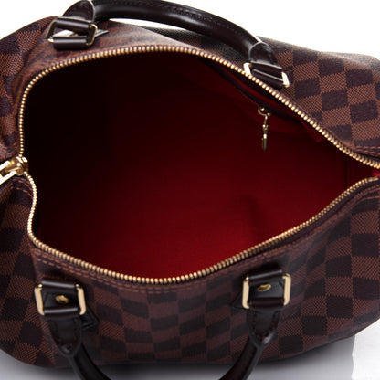 Louis Vuitton Damier Ebene Speedy 30 5 of 15