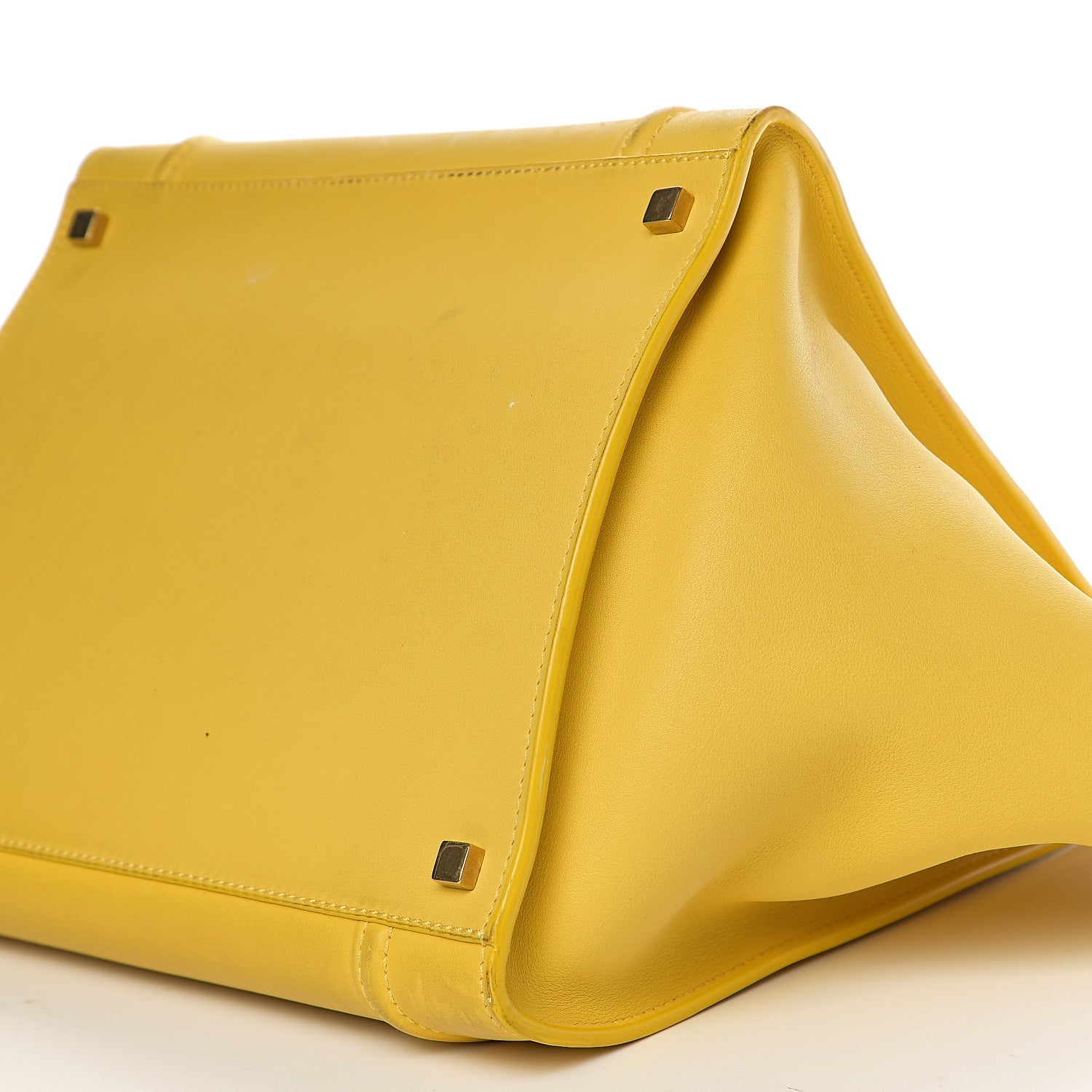 Celine Smooth Calfskin Medium Phantom Luggage Sun Yellow 10 of 11