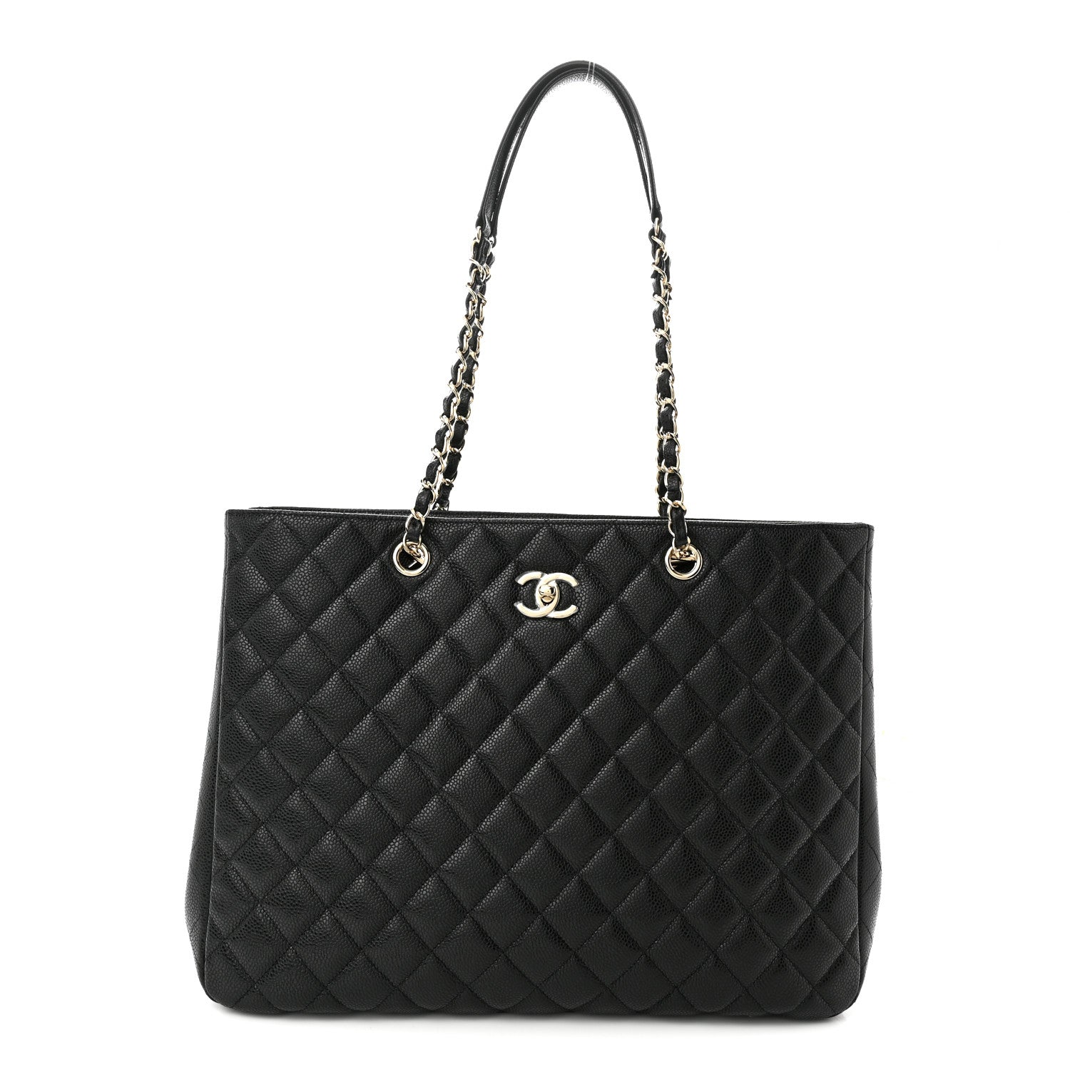 Chanel Caviar Quilted Large Shopping Tote Black 1 of 10