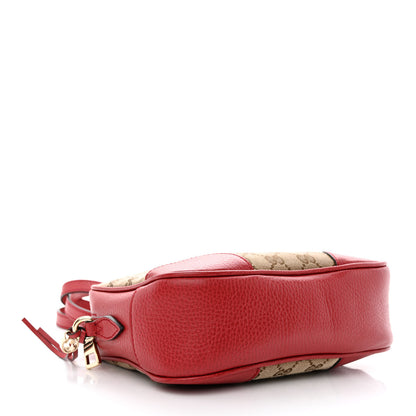 Gucci Monogram Mini Bree Messenger Bag Red 4 of 11