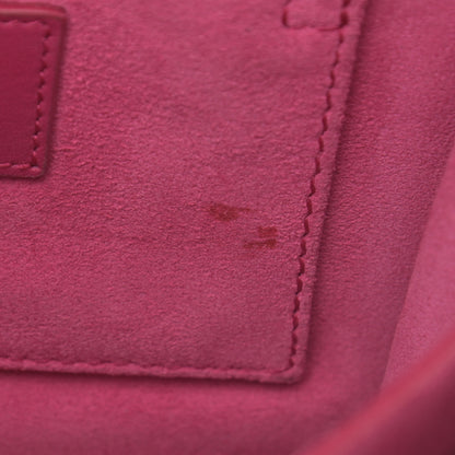 Saint Laurent Calfskin Small Classic Y Satchel Bag Fuchsia 14 of 15