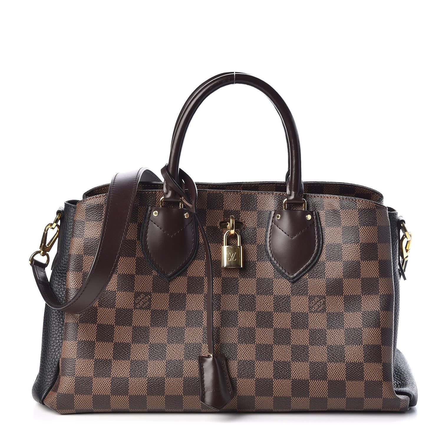 Louis Vuitton Cuir Taurillon Damier Ebene Normandy Black 1 of 12