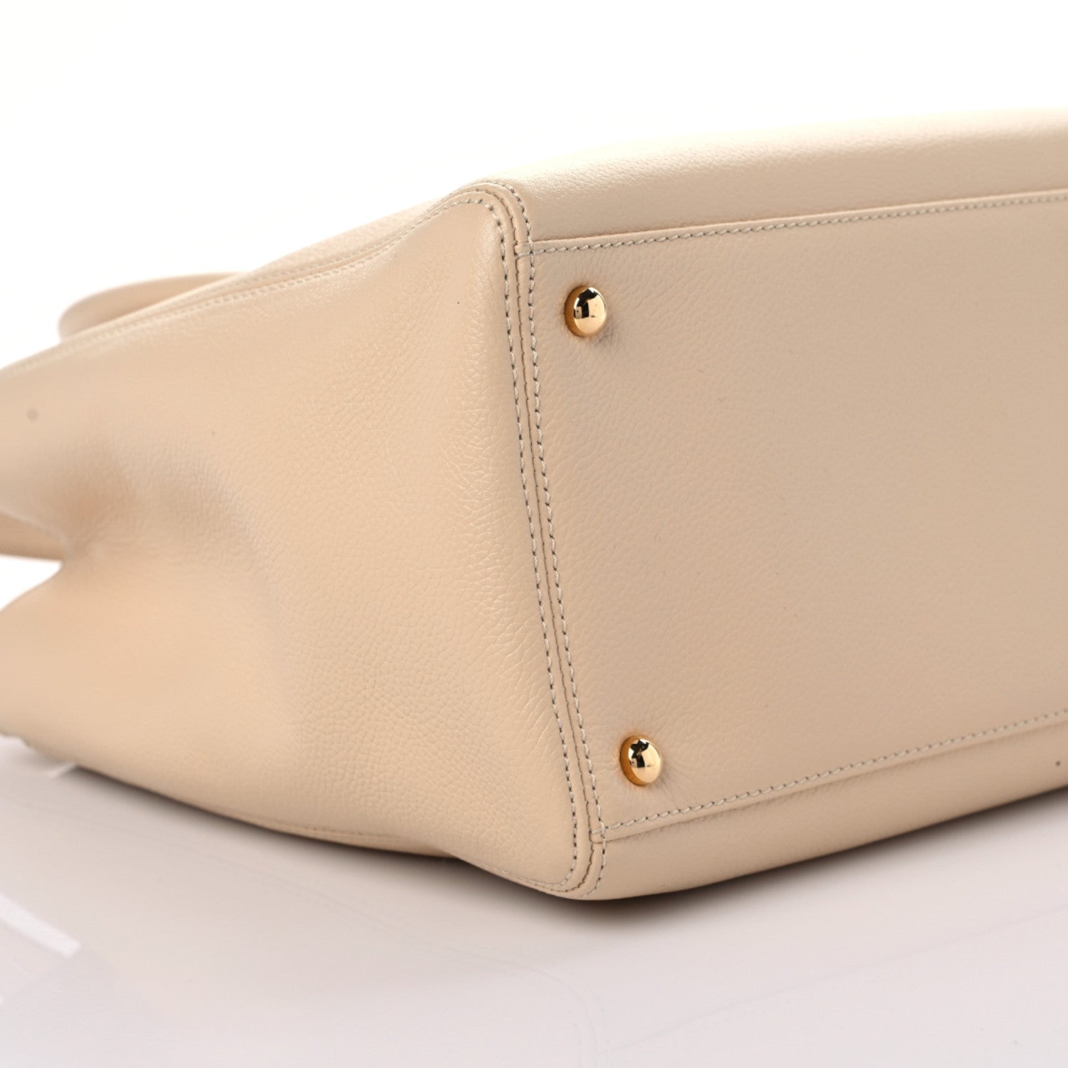 Chanel Calfskin Cerf Executive Shopper Tote Beige 6 of 10