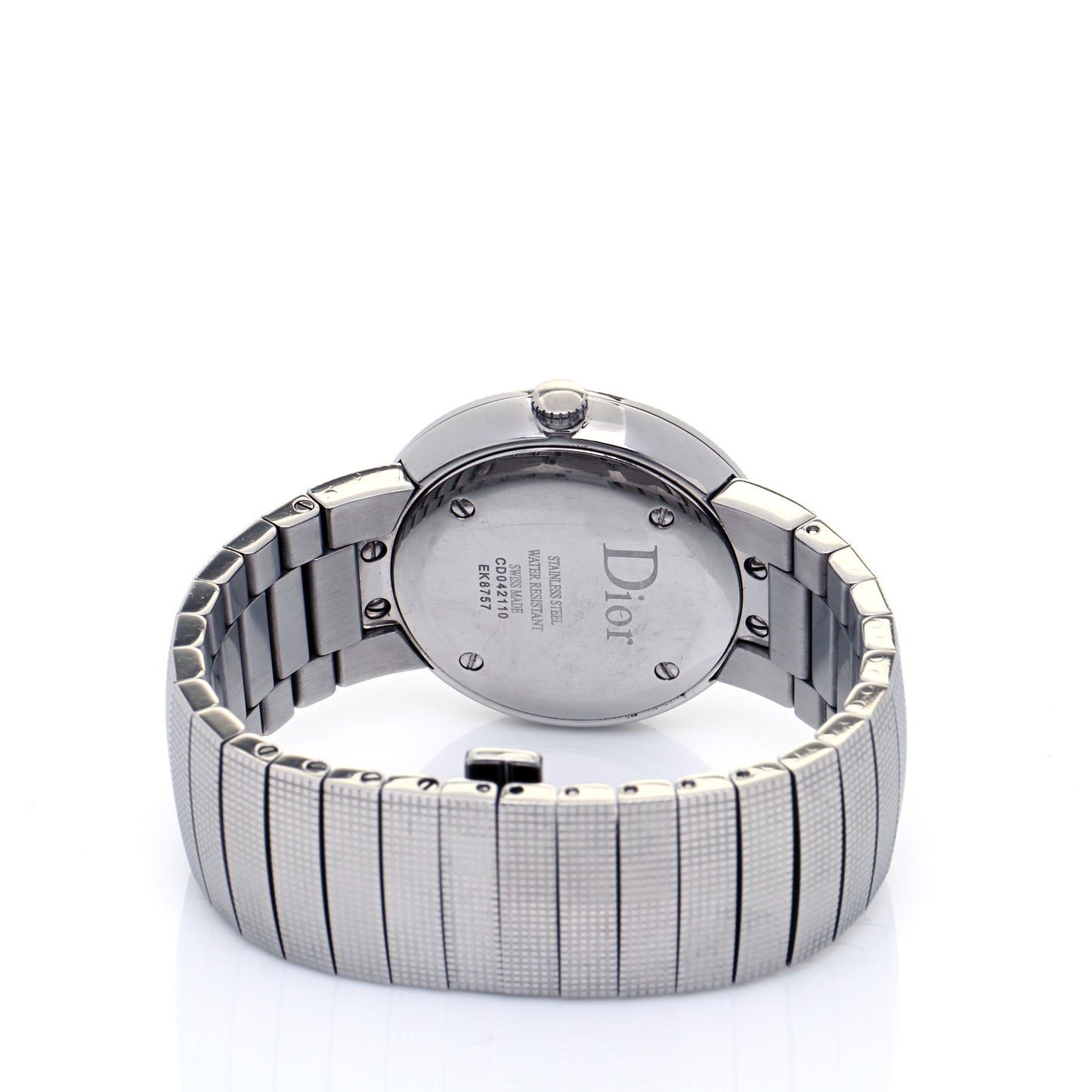 Stainless Steel Diamond Mother of Pearl 33mm La D De Dior Quartz Watch