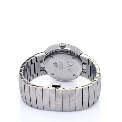 Christian Dior Stainless Steel Diamond Mother of Pearl 33mm La D De Dior Quartz Watch 4 of 6