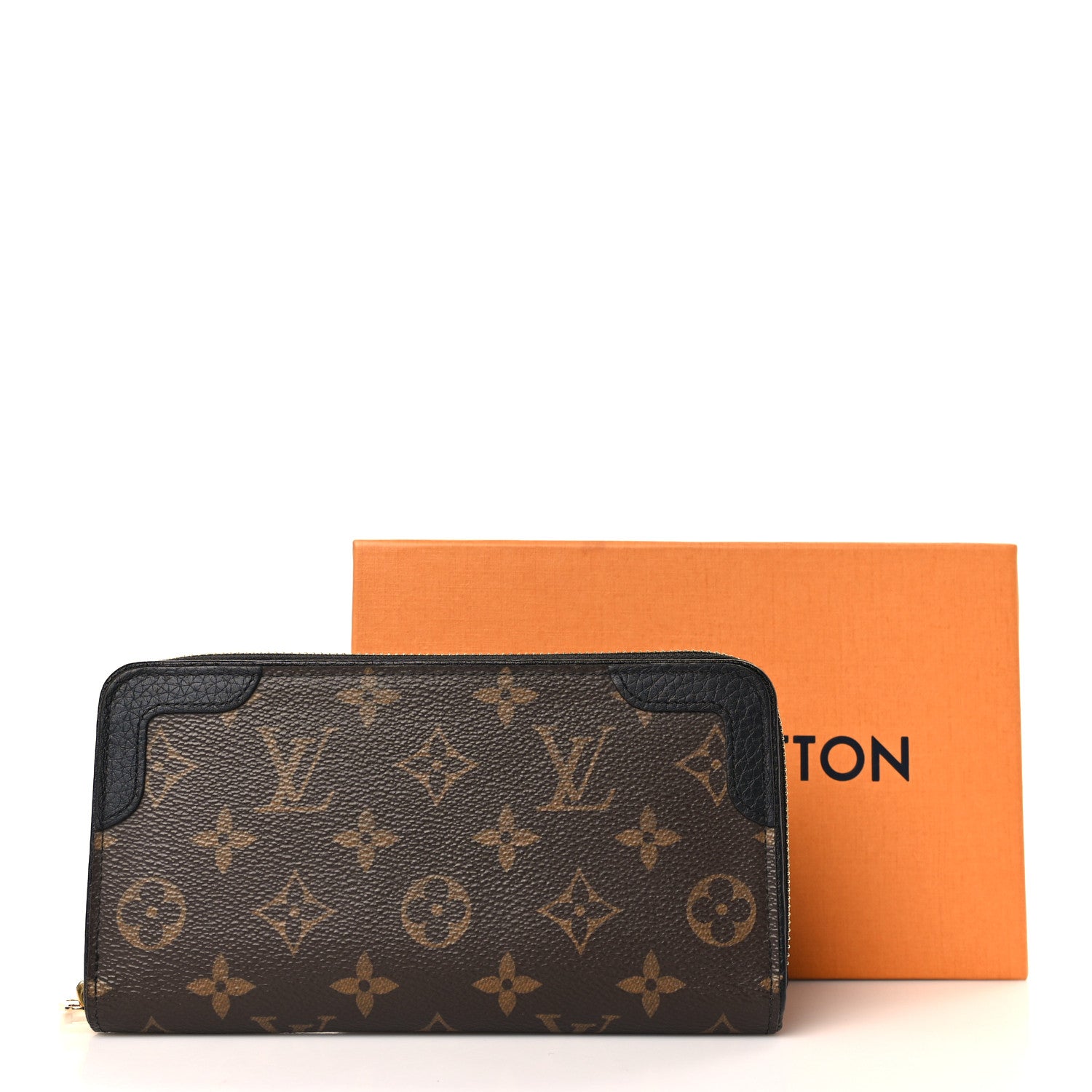 Louis Vuitton Monogram Zippy Retiro Wallet Black 7 of 7
