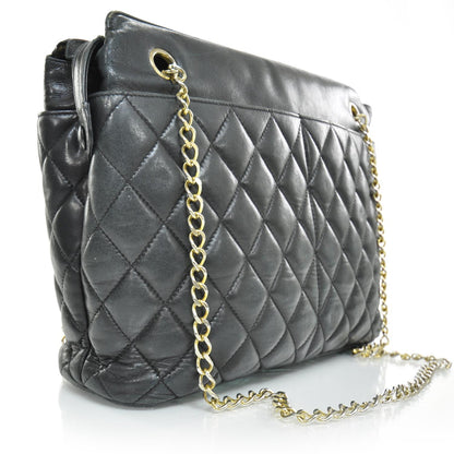 Chanel Lambskin Quilted Bag Black GHW 3 of 9