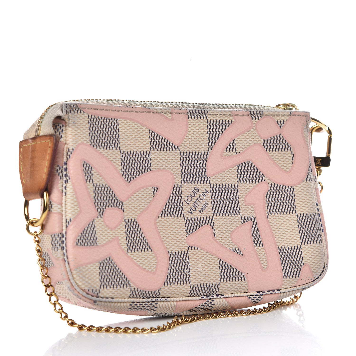 Louis Vuitton Damier Azur Tahitienne Mini Pochette Accessories 3 of 11