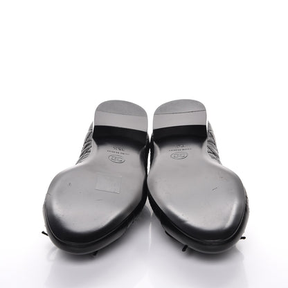Chanel Aged Calfskin Quilted Cap Toe Ballerina Flats 35.5 Black 5 of 10