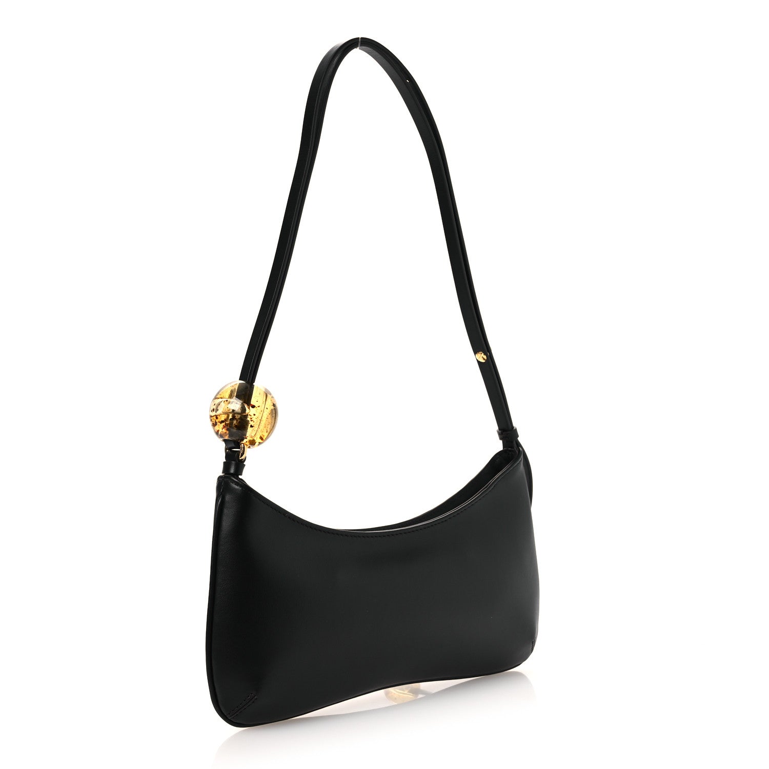 Jacquemus Smooth Calfskin Le Bisou Perle Black 3 of 11