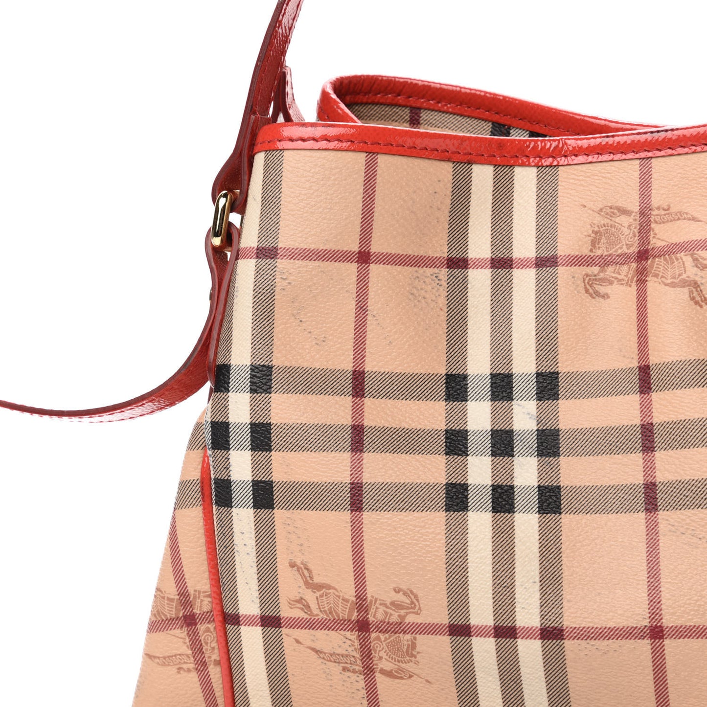 Haymarket Check Small Canterbury Tote Red