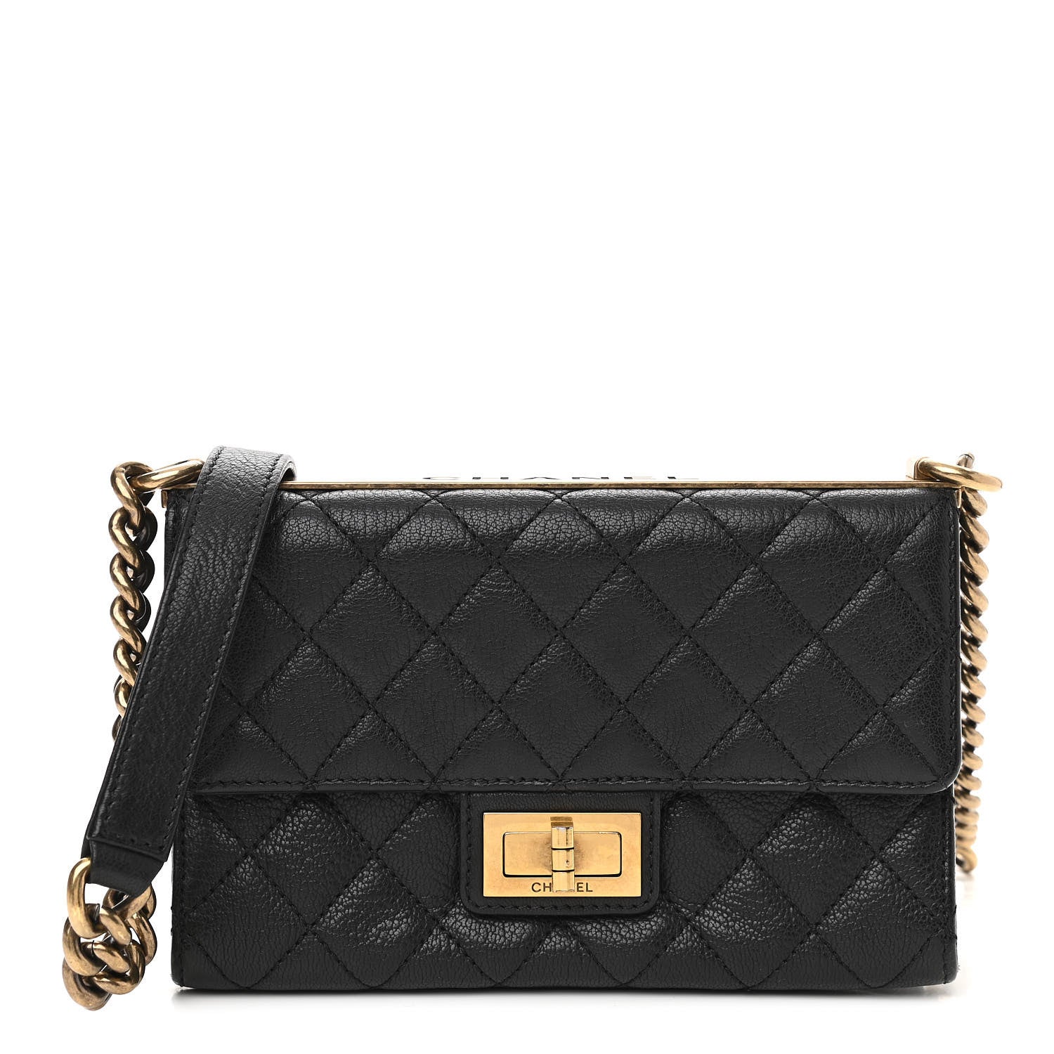 Chanel Goatskin Quilted Rita Flap Black 1 of 13
