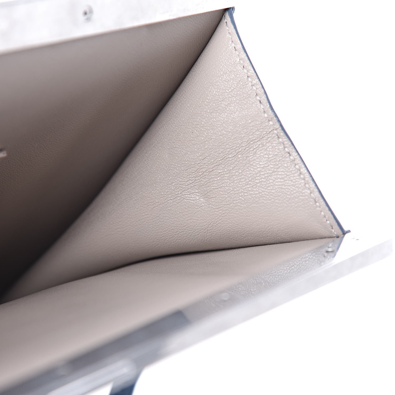 Celine Smooth Calfskin Mini Clasp Bag Medium Blue 8 of 11