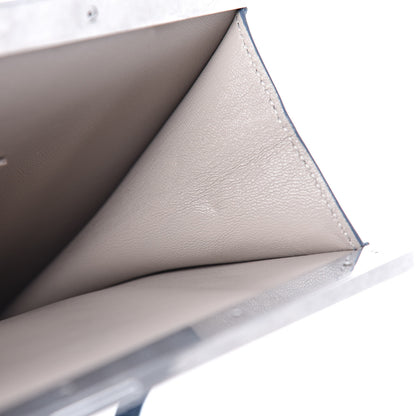 Celine Smooth Calfskin Mini Clasp Bag Medium Blue 8 of 11