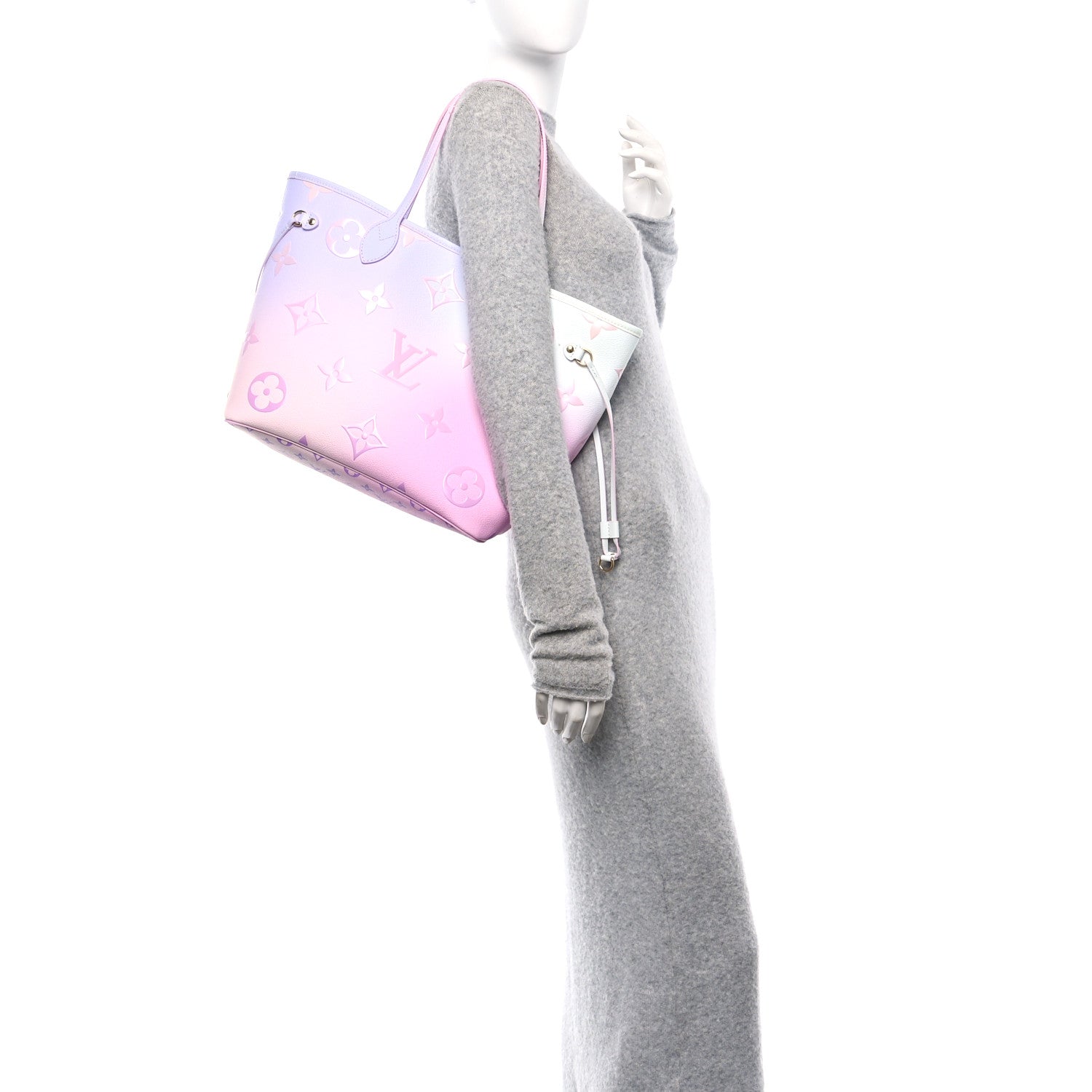 Louis Vuitton Monogram Giant Spring In The City Neverfull MM Sunrise Pastel 2 of 10