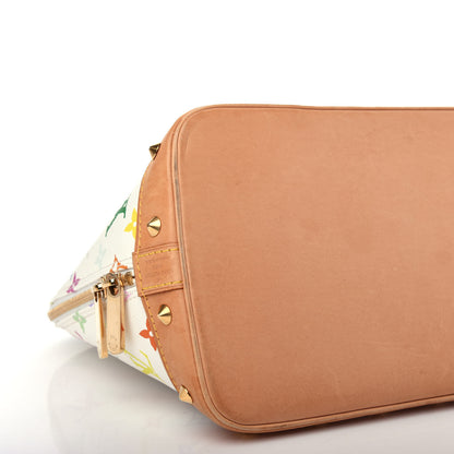 Louis Vuitton Monogram Multicolor Alma White 8 of 10