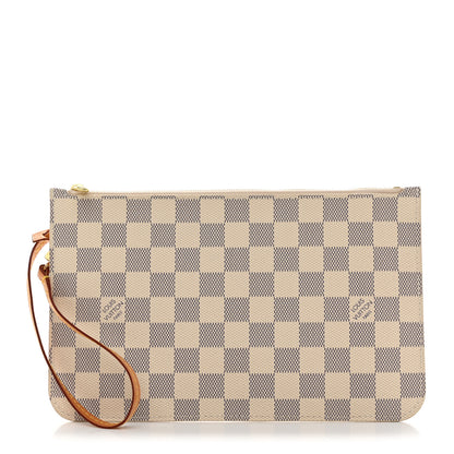 Louis Vuitton Damier Azur Neverfull MM GM Pochette 1 of 11