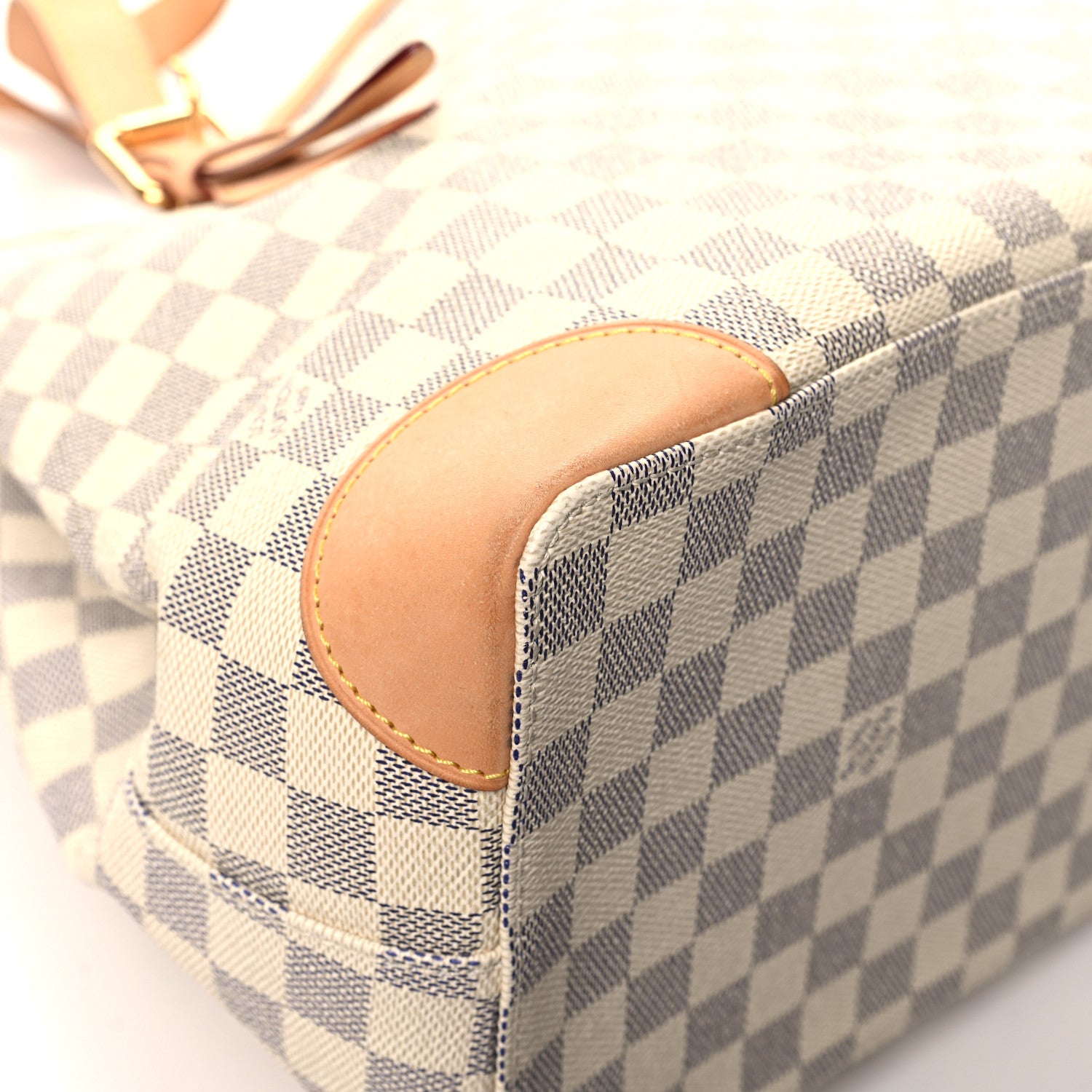 Louis Vuitton Damier Azur Hampstead MM 10 of 12