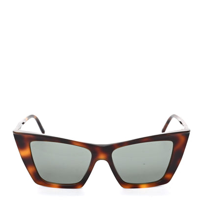 Saint Laurent Acetate SL 372 Cat Eye Sunglasses Havana Green 2 of 7
