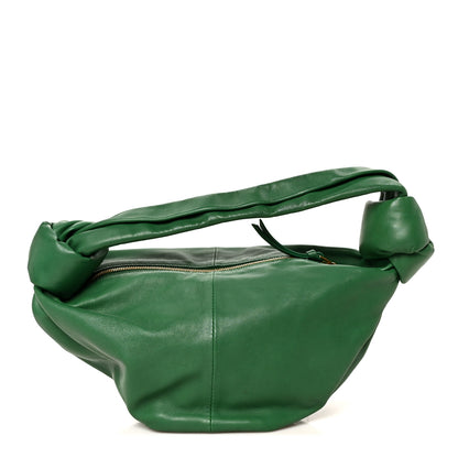 Bottega Veneta Nappa Mini Double Knot Bag Racing Green 1 of 11