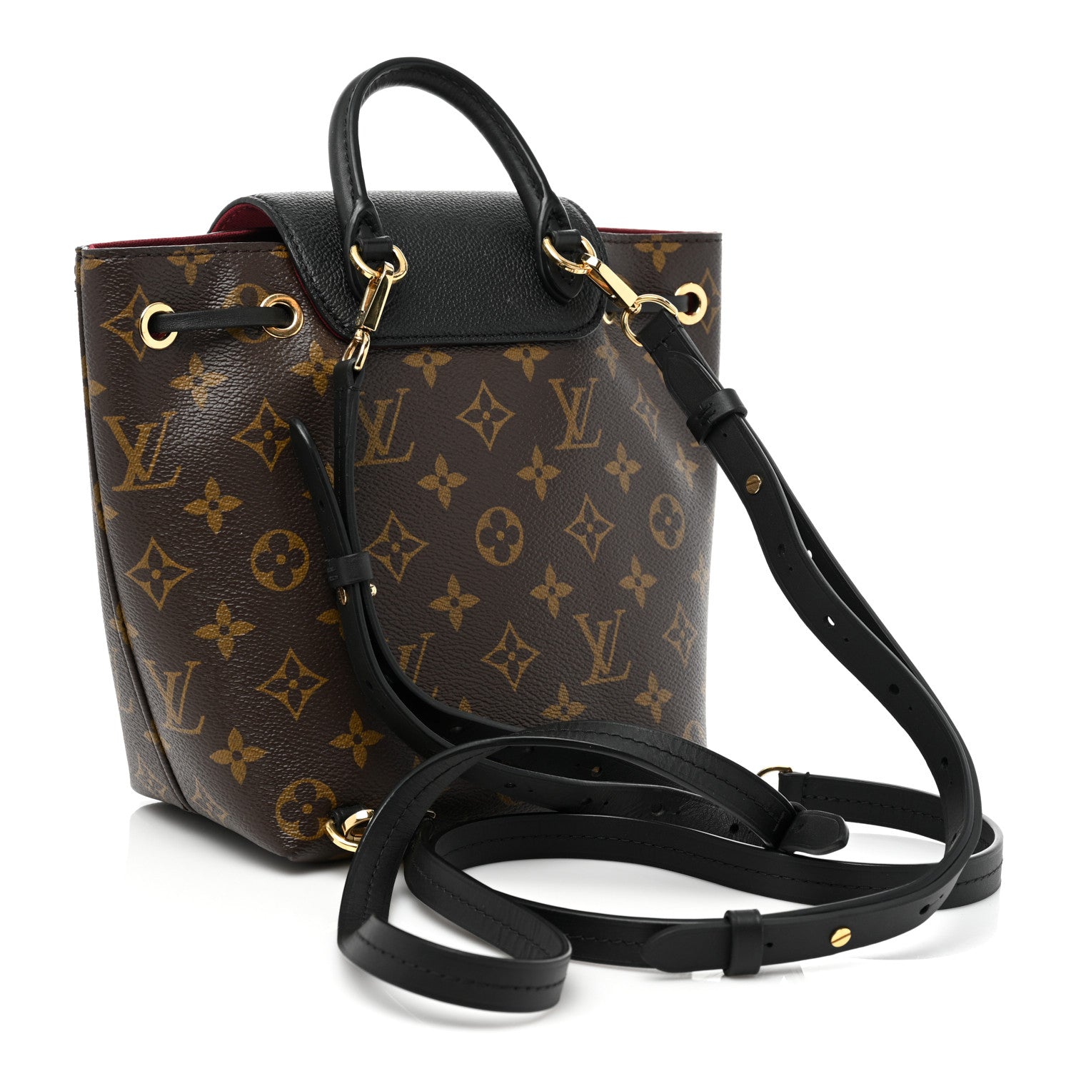 Louis Vuitton Monogram BB Montsouris NM Backpack Black 3 of 10