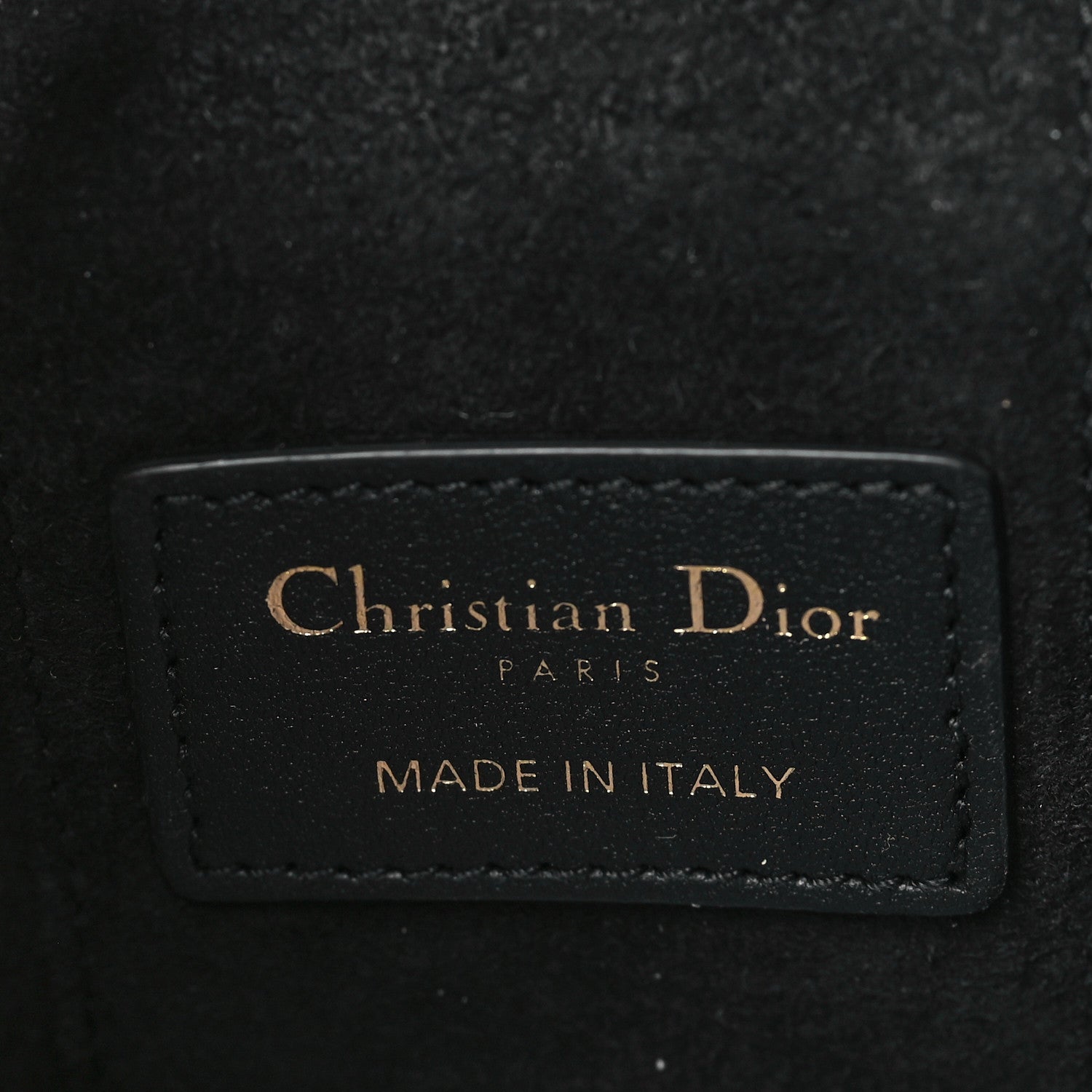 Christian Dior Lambskin Cannage Micro Lady Dior Vanity Case Black 6 of 9