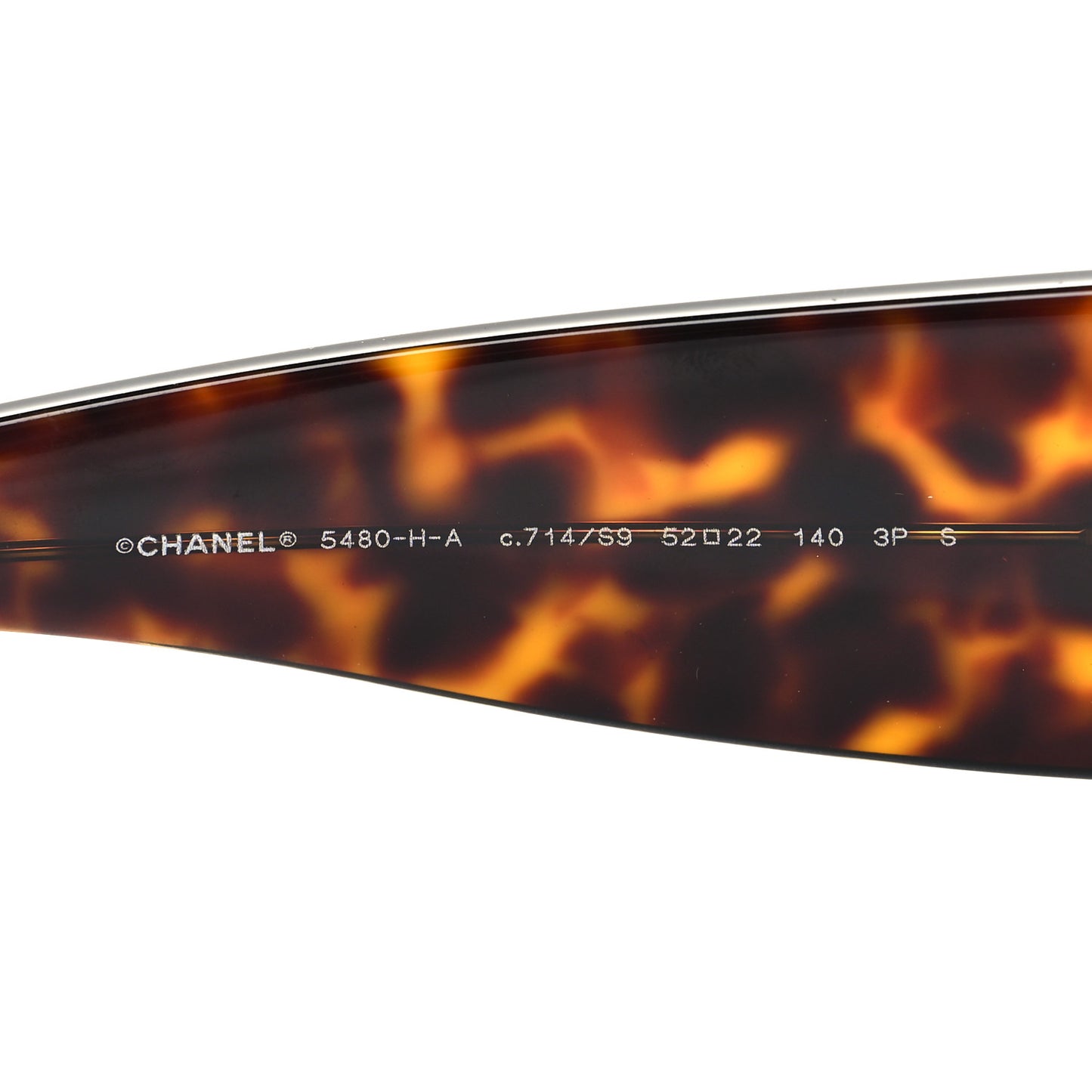 Acetate Pearl Rectangle Sunglasses 5480-H-A Tortoise