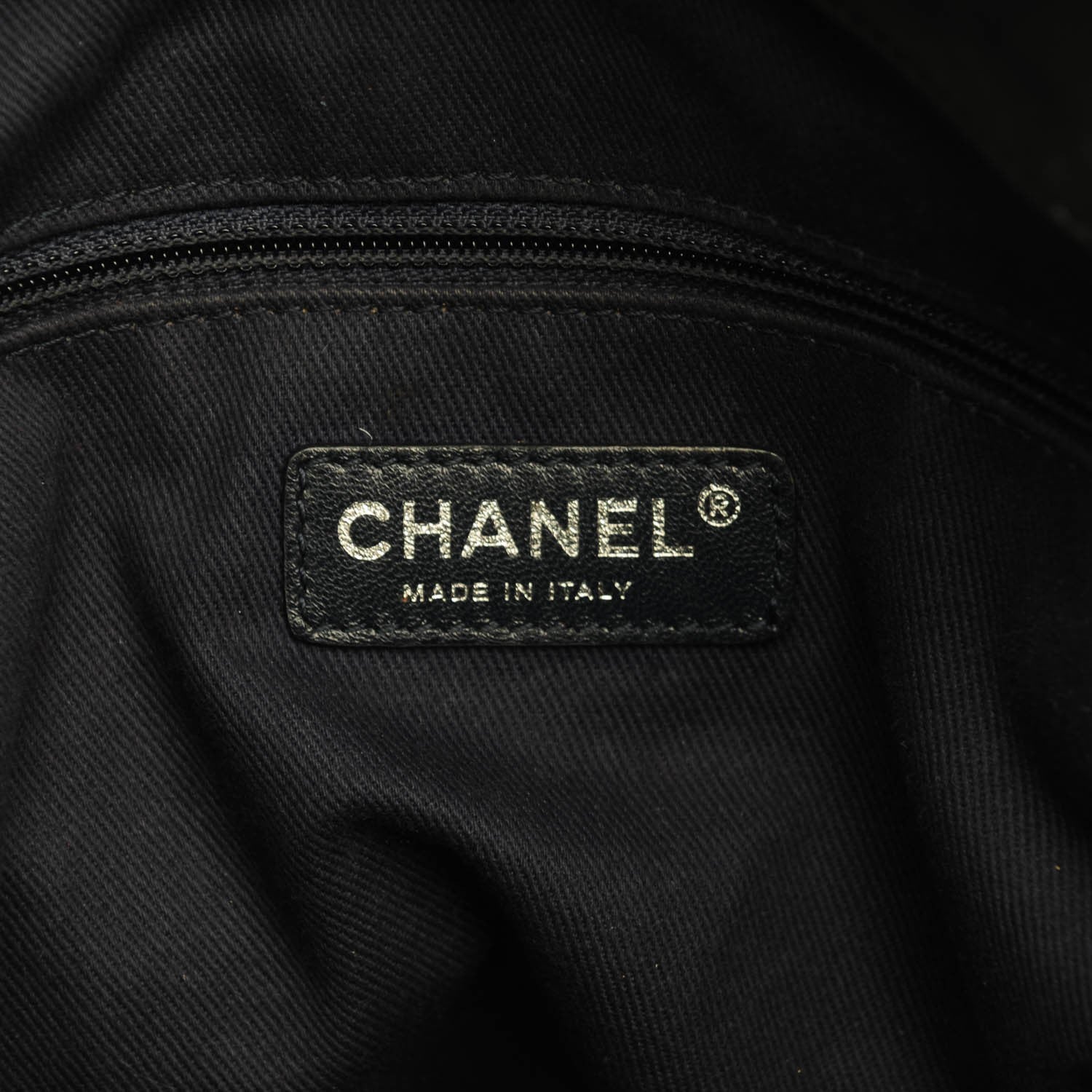 Chanel Iridescent Calfskin Quilted New Bubble North South Tote Dark Grey 6 of 7