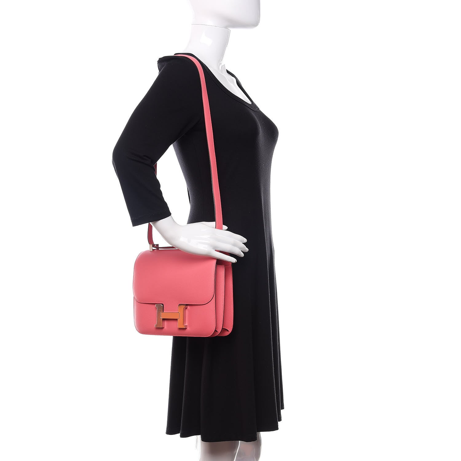 Hermes Evercolor Constance 24 Rose Azalee 2 of 13