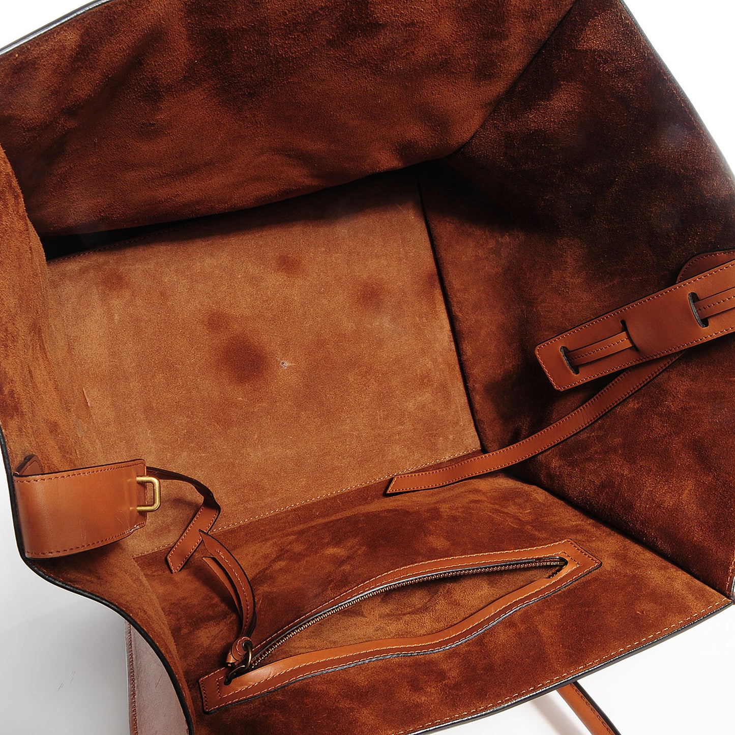 Natural Calfskin Medium Phantom Luggage Tan