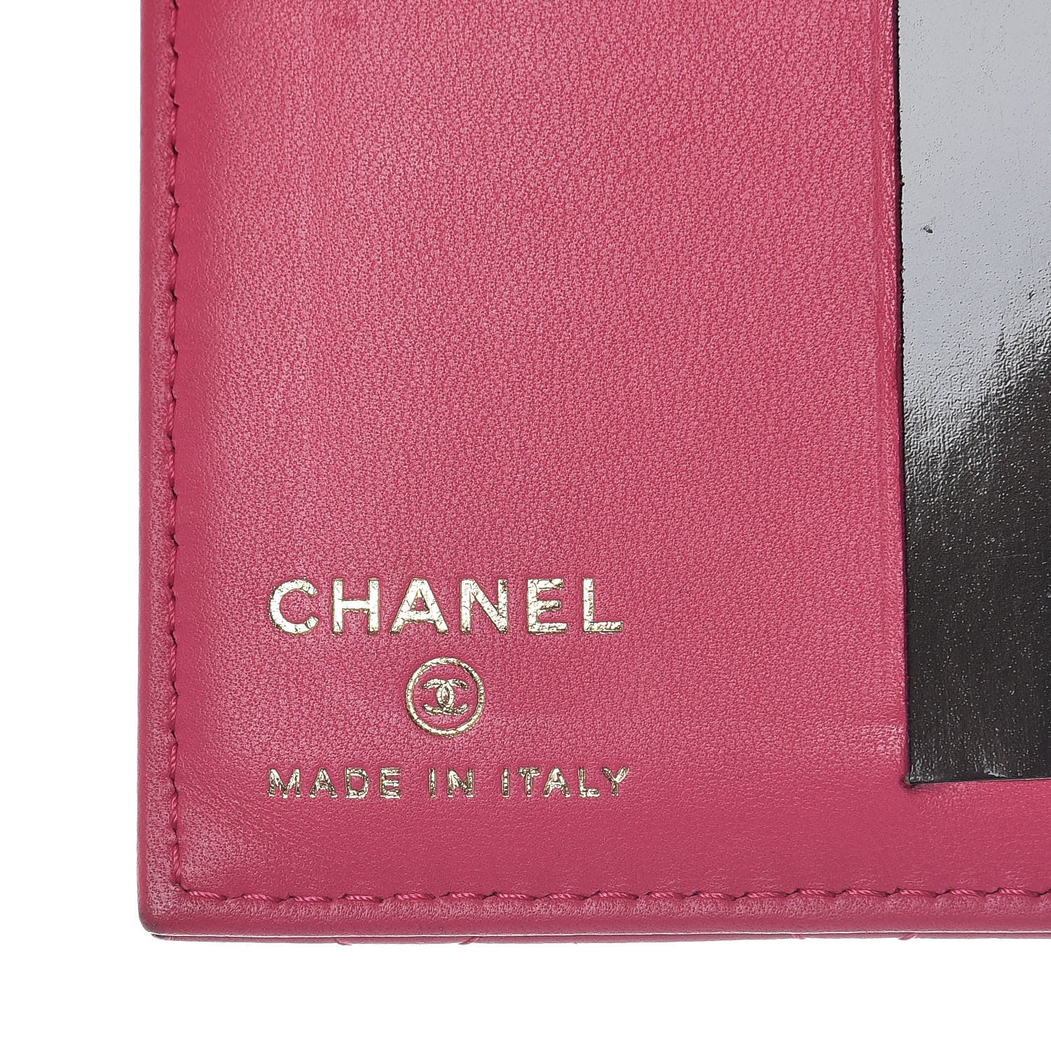 Chanel Lambskin Quilted Passport Holder Fuchsia 10 of 13