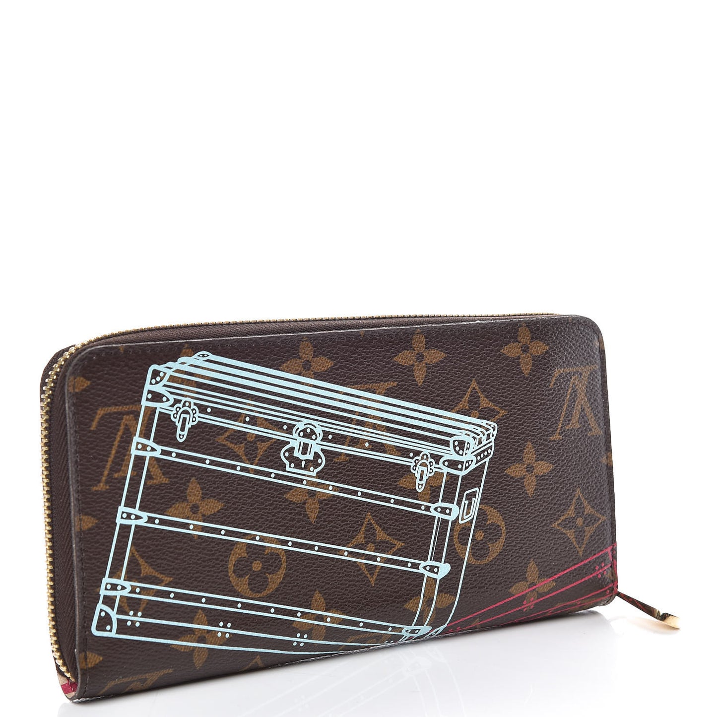 Monogram 2014 Christmas Animation Zippy Wallet