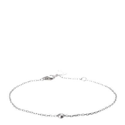 Cartier 18K White Gold Diamond SM D'Amour Bracelet 1 of 4