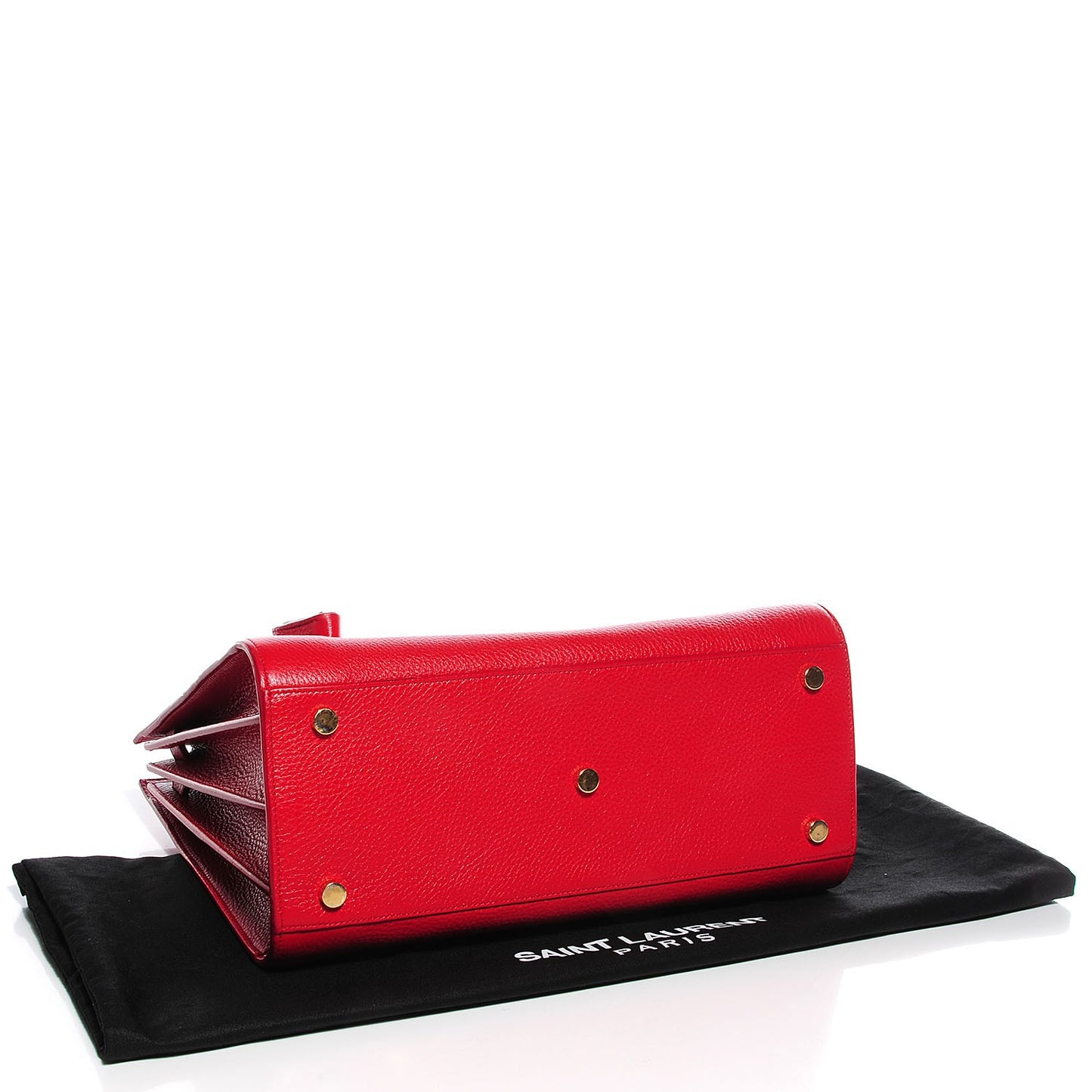 Grained Calfskin Small Sac De Jour Lipstick Red