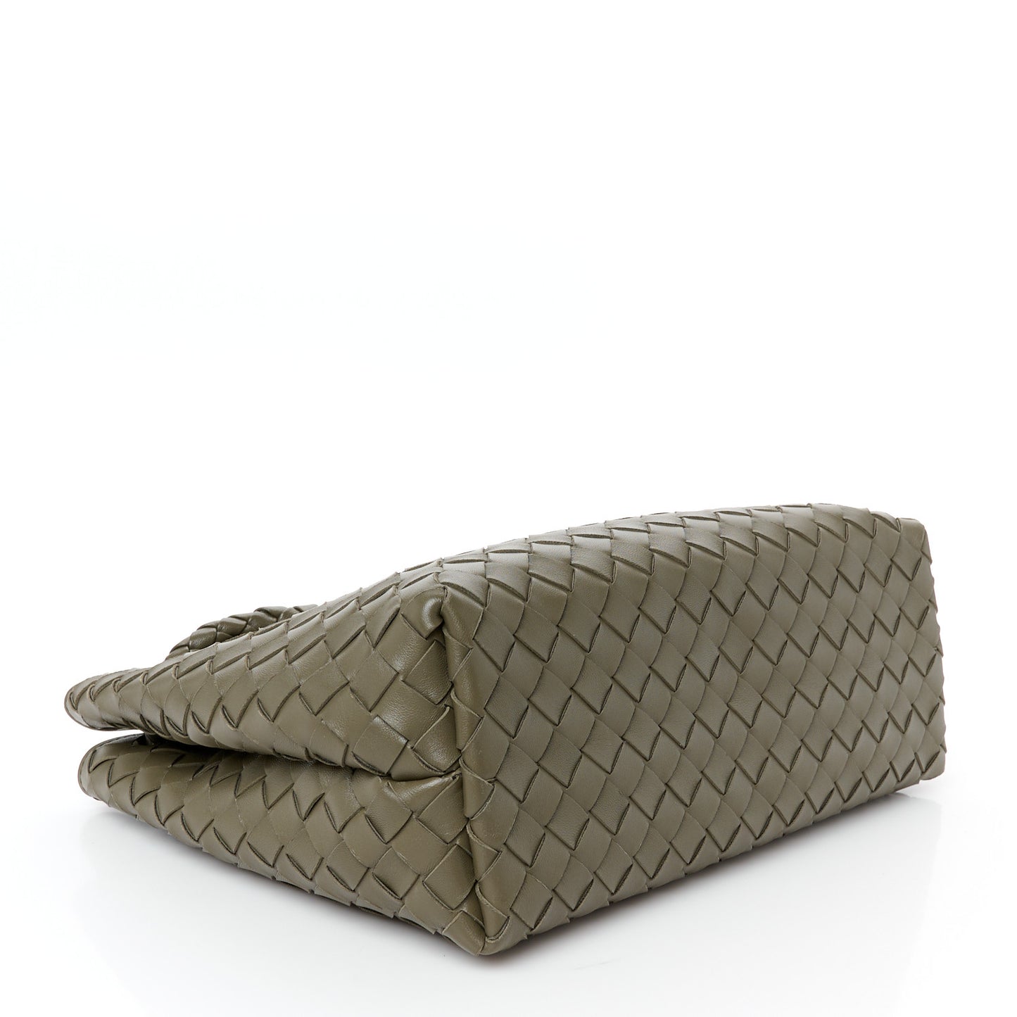 Nappa Intrecciato Medium Andiamo Shoulder Bag Cypress