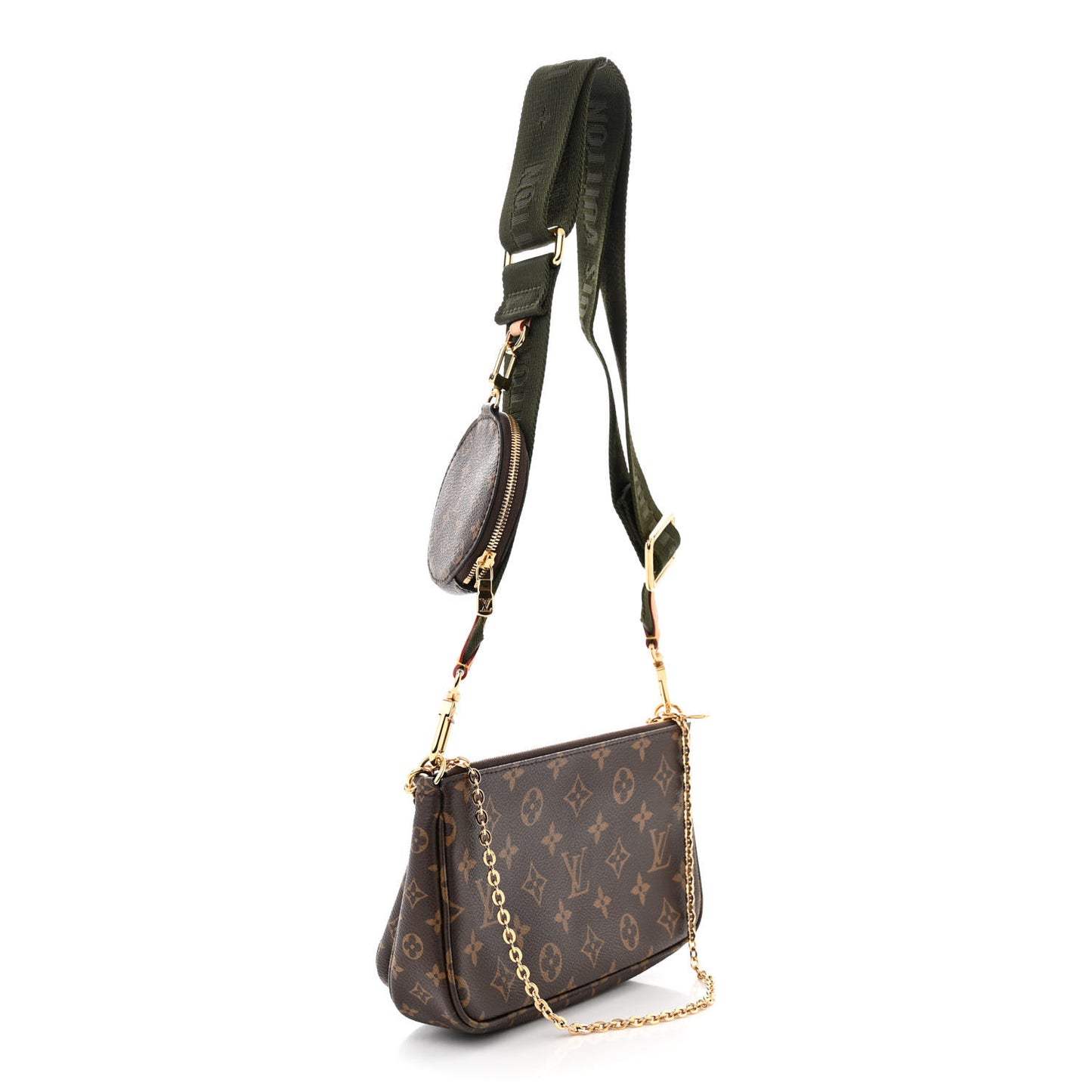 Monogram Multi Pochette Accessories Kaki
