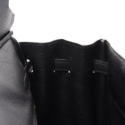 Hermes Togo Birkin 25 Black 14 of 36