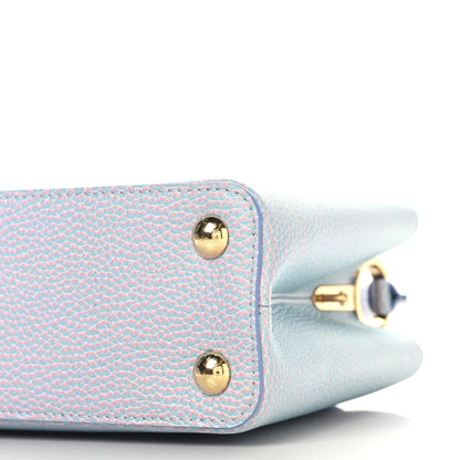 Louis Vuitton Taurillon Summer Stardust Capucines BB Lilas Purple 9 of 9