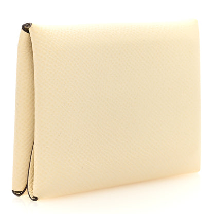 Hermes Epsom Calvi Duo Card Case Craie 3 of 7