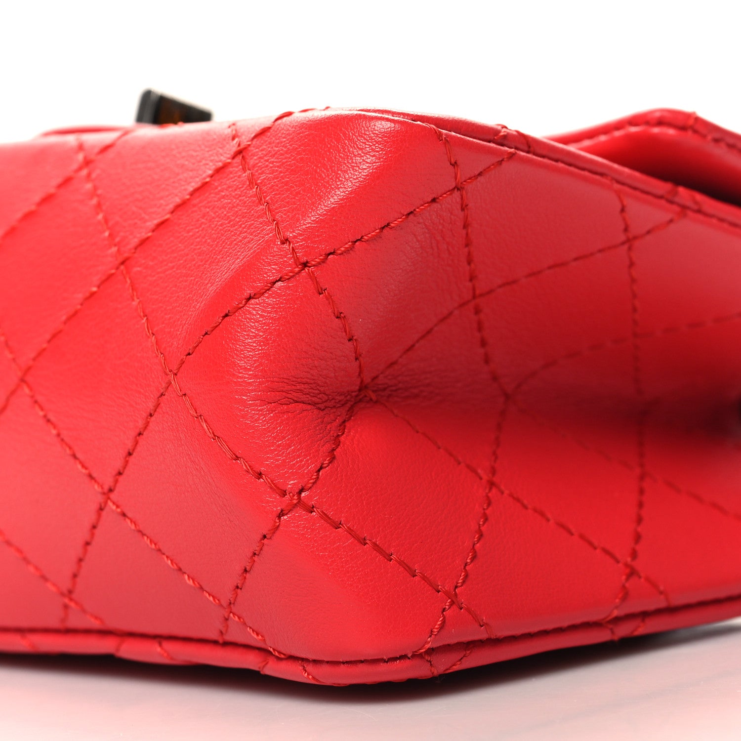 Chanel Calfskin Quilted 2.55 Reissue Mini Flap Dark Red 10 of 10