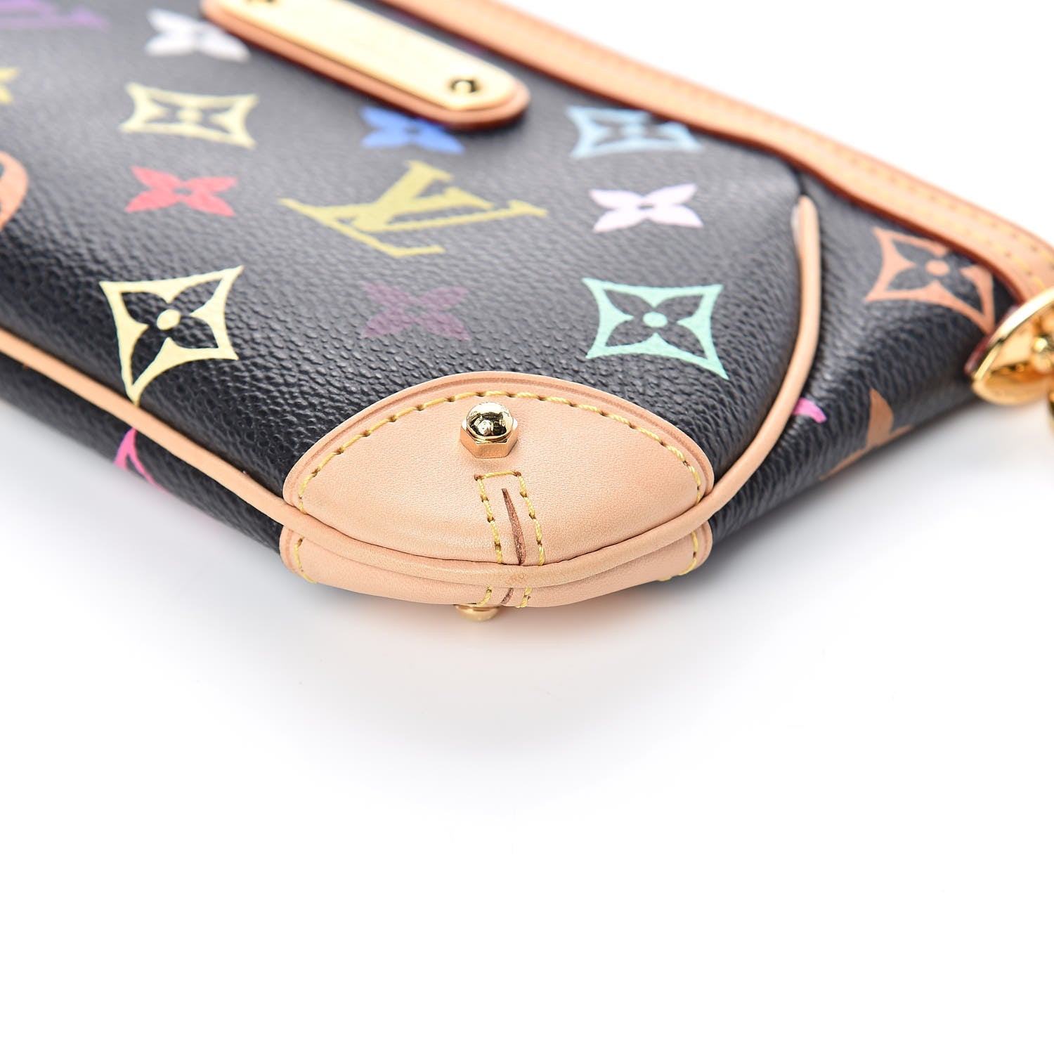 Louis Vuitton Monogram Multicolor Pochette Milla MM Black 6 of 11
