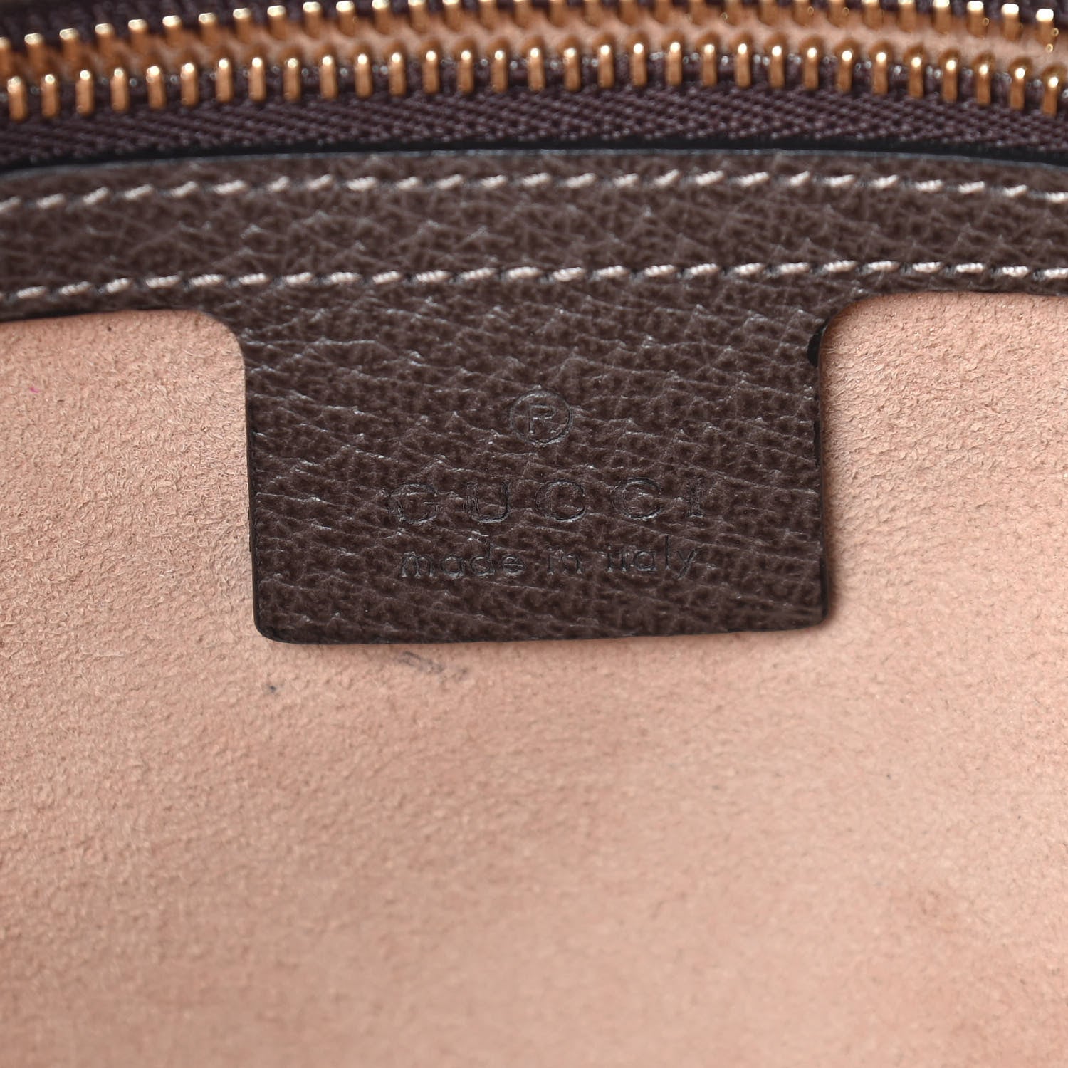 Gucci GG Supreme Monogram Web Small Ophidia Shoulder Bag Brown 6 of 9